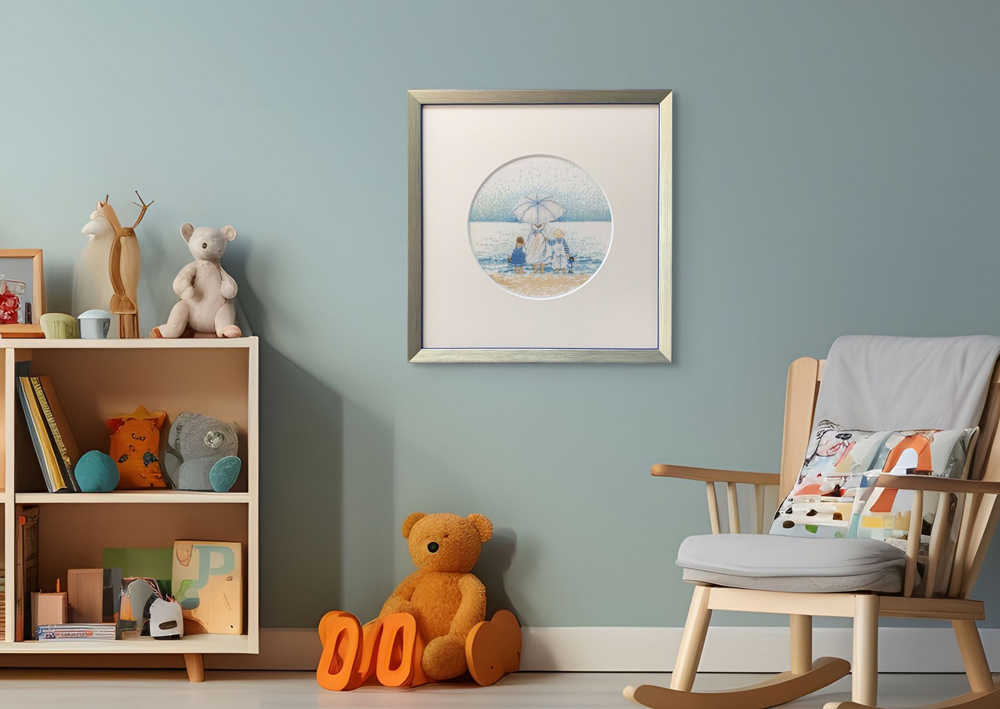 rond passepartout in interior